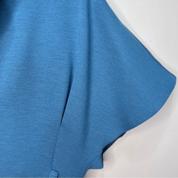 Love Moschino Blue Cropped Wool Blazer Size 8 - Picture 5 of 13